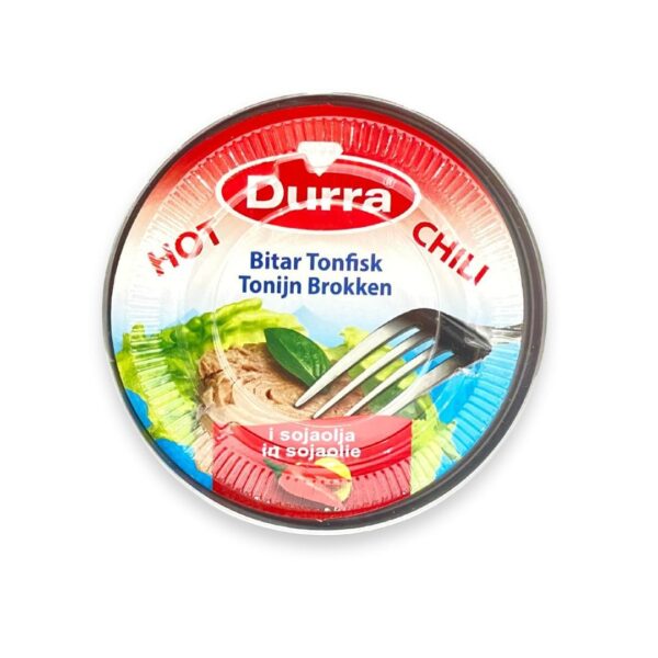Durra Hot Chili Tuna Chunks in Vegetable Oil 160g