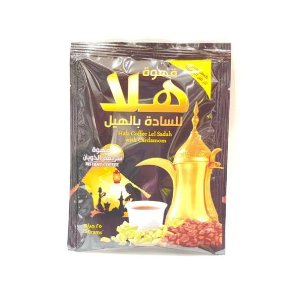 Hala Coffee Lel Sadah with Cardamom – Instant Coffee (25g)
