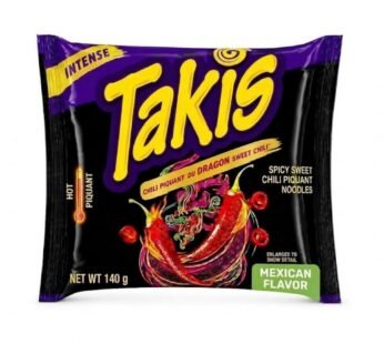 Takis Dragon Sweet Chili нудли със сладко чили – 140 г